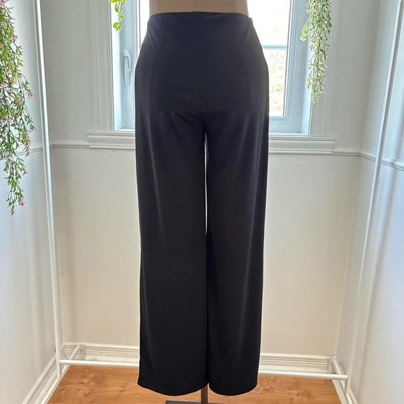 Zara Black Wide-Leg Women's Pants - Picture 3 of 5